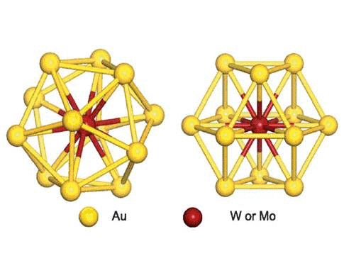 Dimerization of metal-encapsulated gold nanoclusters